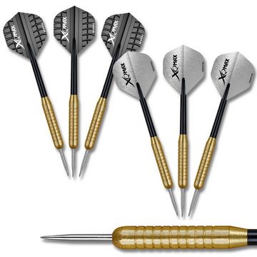 XQMAX Dartscheibe Dart Starter-Set, (Dartset, Komplettset), Steeldarts Spielstandtafel Sisal Board