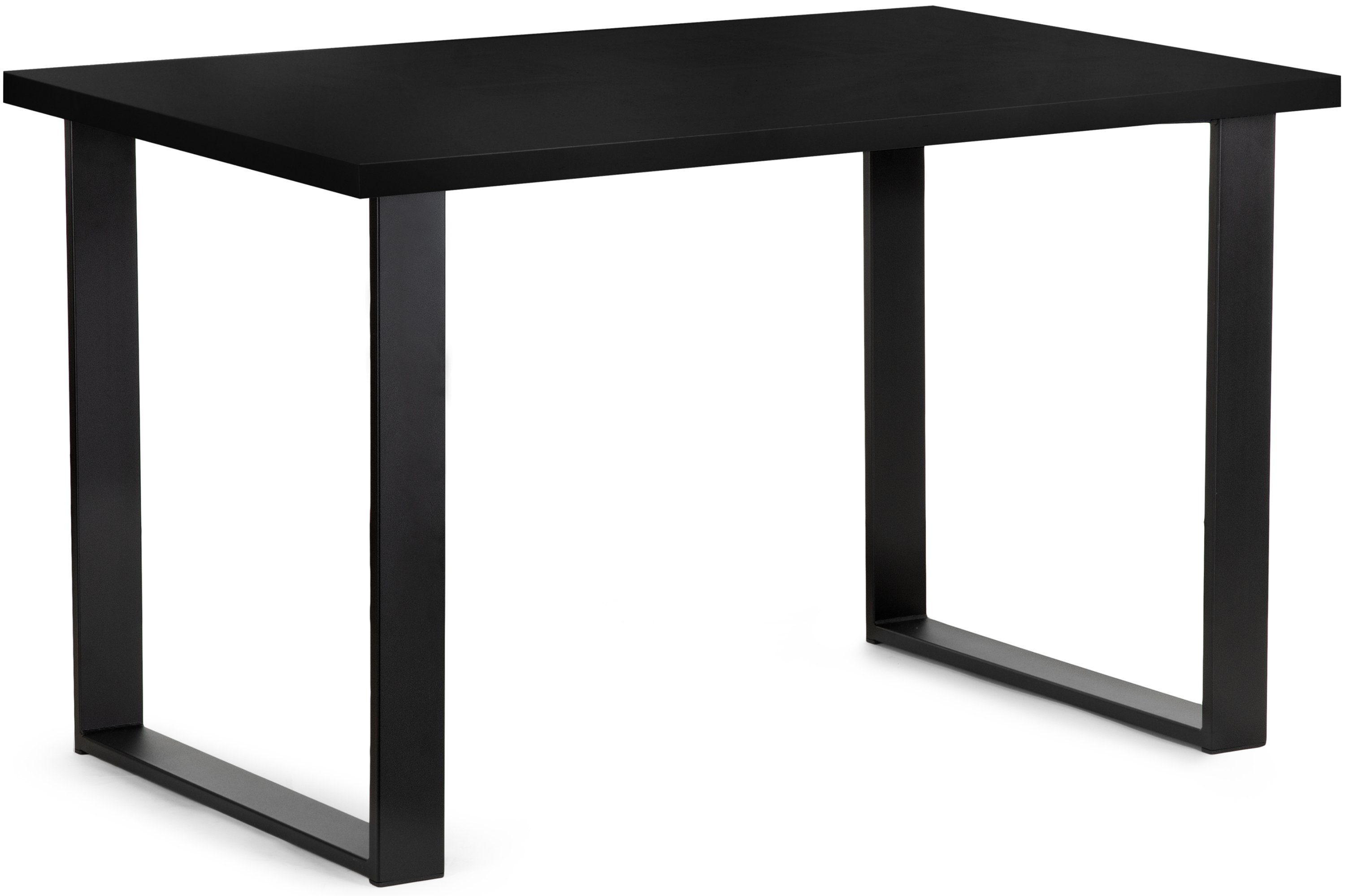 KONSIMO® Esstisch CETO Esszimmertisch Küchentisch 125x80cm, rechteckig, Loft-Stil