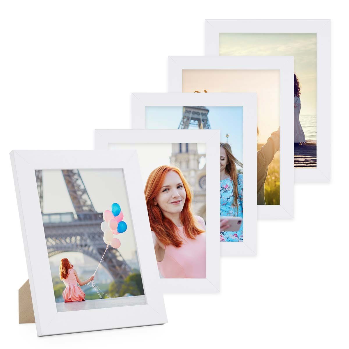 PHOTOLINI Bilderrahmen 5er Set breite Rahmen, günstig online kaufen