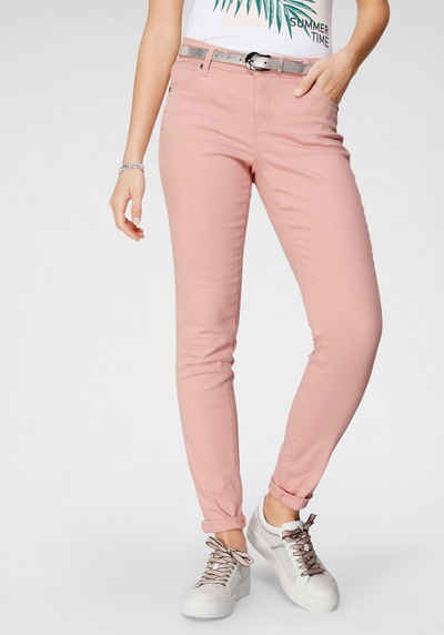italienisch sch\u00f6ne Stretchhose mit Floral Print von Pink Gr 2 Mode Hosen Stretchhosen 