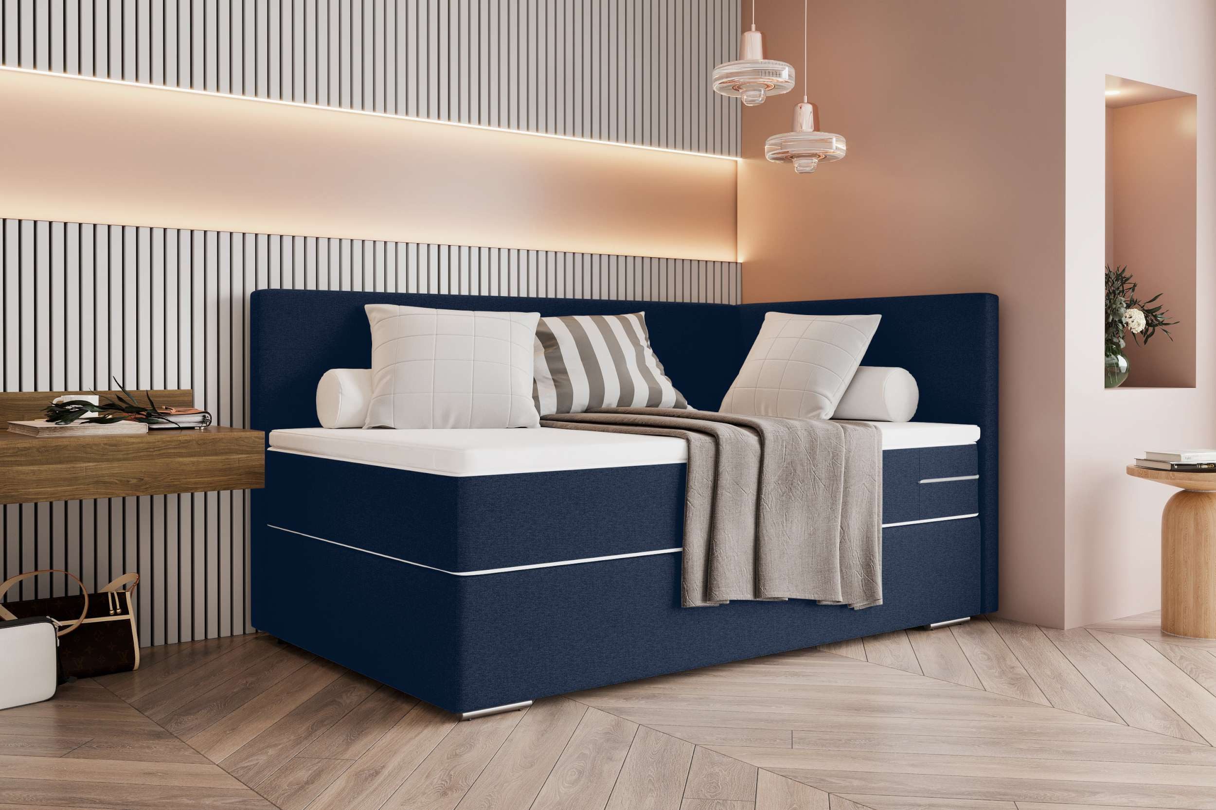 99rooms Boxspringbett Phönix Mini Plus (Schlafzimmerbett, günstig online kaufen