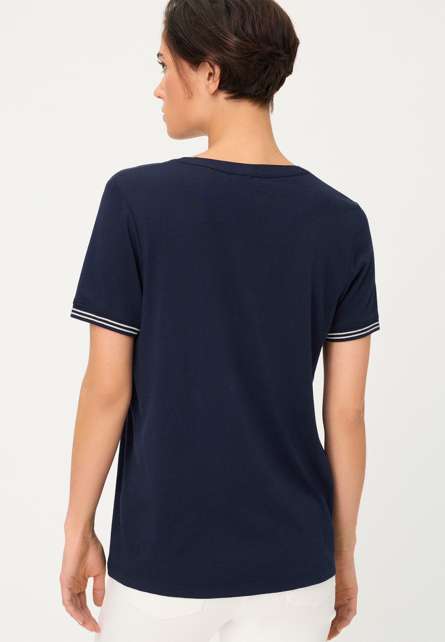 Olsen T-Shirt Shirt mit Tunika-Ausschnitt günstig online kaufen