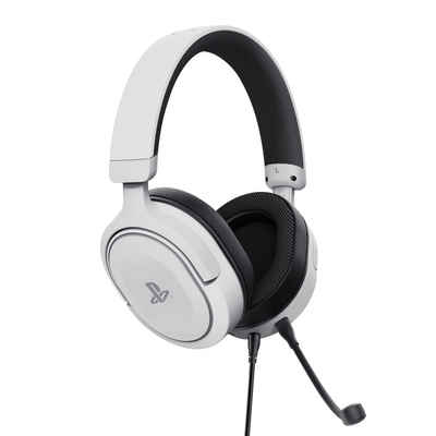 Trust GXT498W FORTA HEADSET PS5 / white / wired Gaming-Headset (Stummschaltung, offiziell lizenziert für PS5)