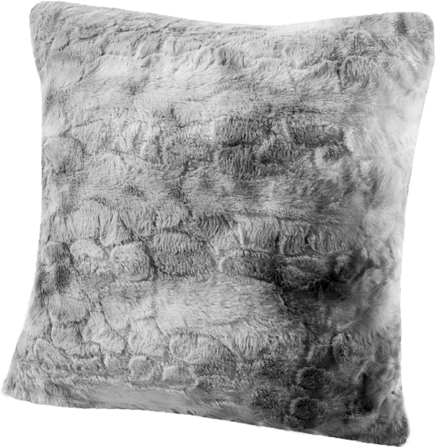 Delindo Lifestyle Fellkissen Kingston, Sofakissen Kissenhülle, Kissenbezug günstig online kaufen