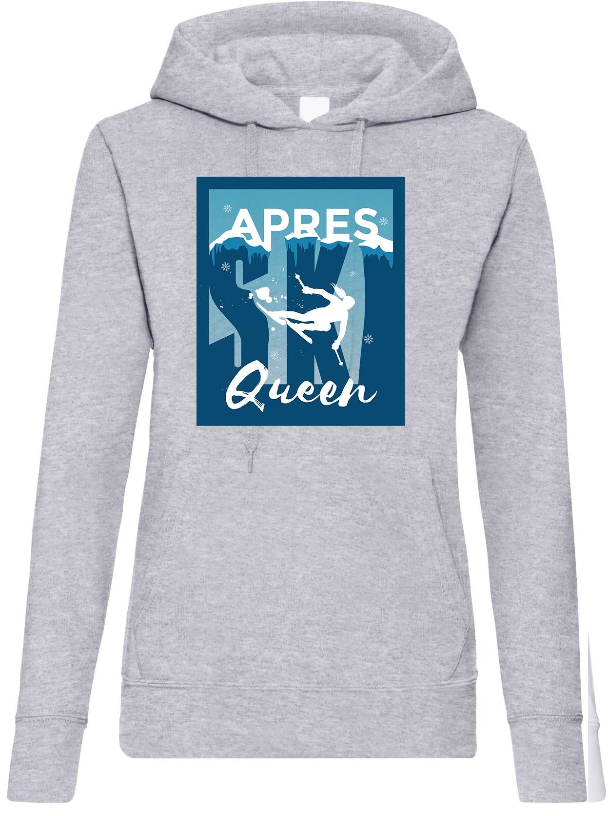 Kapuzenpullover Apres Ski Queen Damen Hoodie Pullover