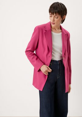 s.Oliver BLACK LABEL Jackenblazer Taillierter Blazer in Unicolor Ziernaht