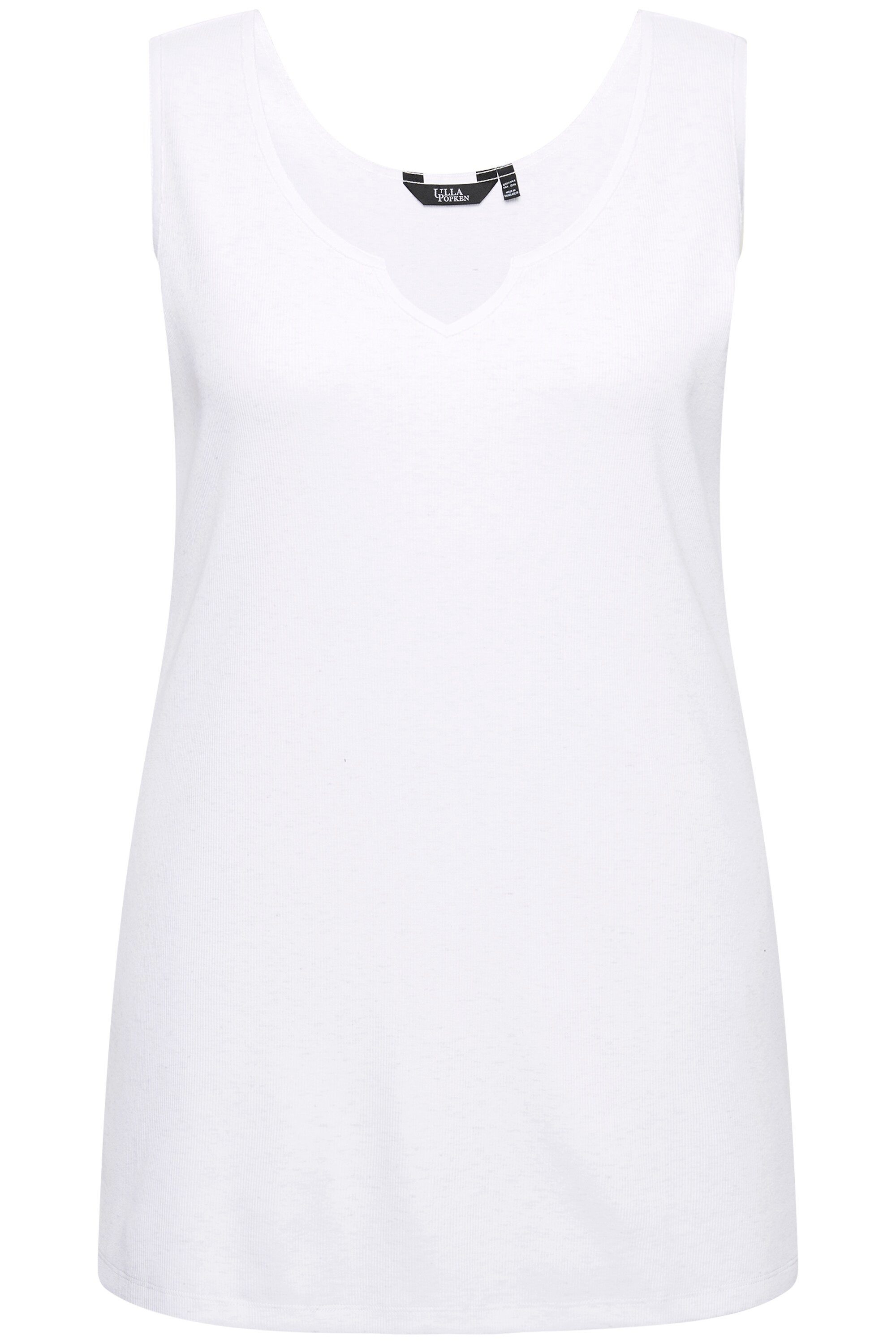 Ulla Popken Longtop Top Rippjersey offenkantig günstig online kaufen