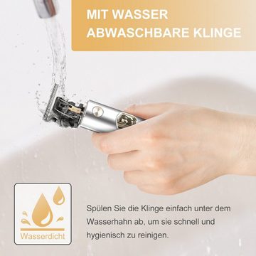 MCURO Haarschneider Rasierer Herren Elektrisch, Wiederaufladbares Barttrimmer Set, Scharfe Männer Haarschneider, LCD Anzeige, Schnurloser Trimmer