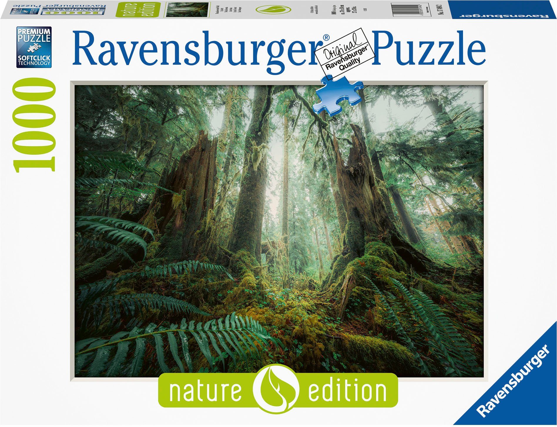 Faszinierender - Made Wald Ravensburger Puzzle 1000 weltweit schützt Puzzleteile, FSC®- Germany; Wald, in