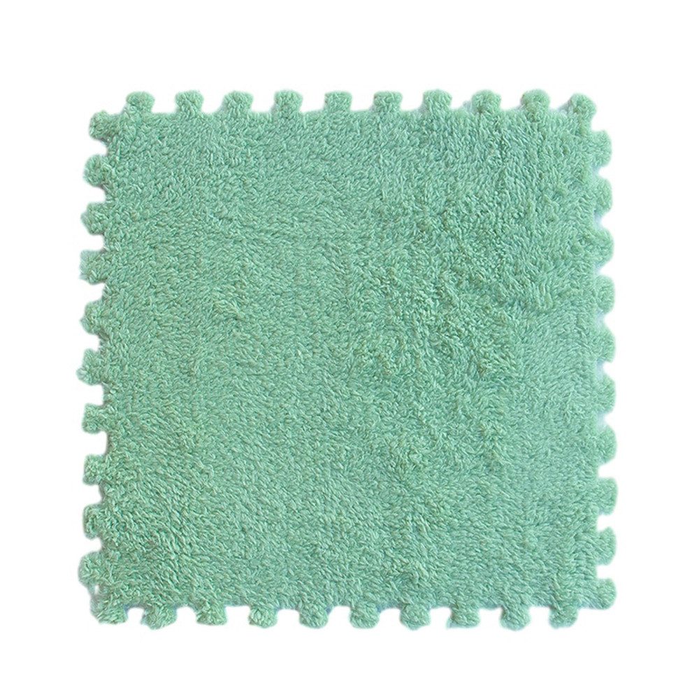 Agger Puzzlematte 12 Teile krabbeldecke Baby Kinder Puzzlematte Matte Spielmatte-30x30cm, (12-tlg), Flauschige Wohnzimmer Schlafzimmer Teppichfliesen