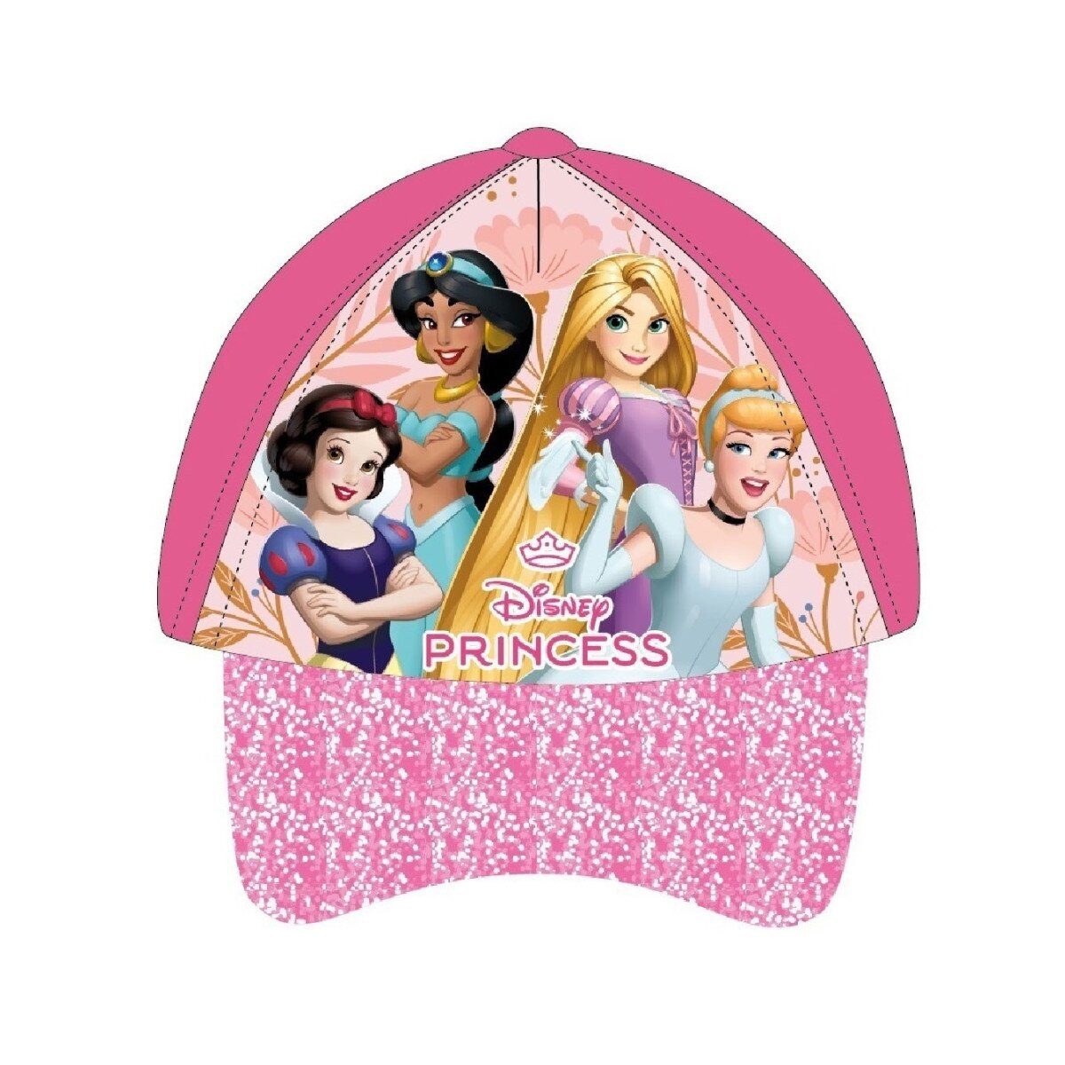 Baseball Cap Disney Prinzessin Sparkle Kinder Baseballmütze 53 cm