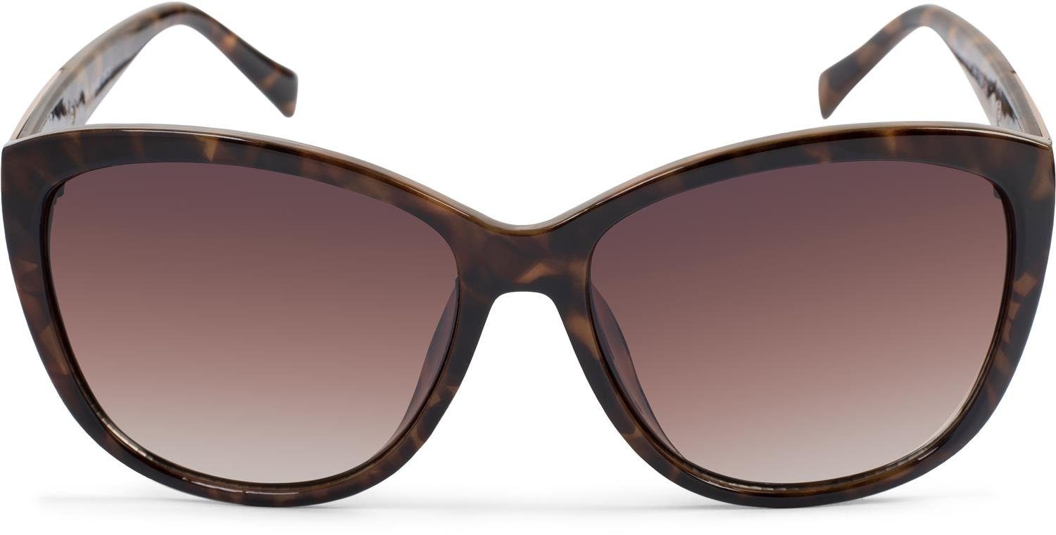 styleBREAKER Sonnenbrille Oversize Sonnenbrille Metall Detail günstig online kaufen