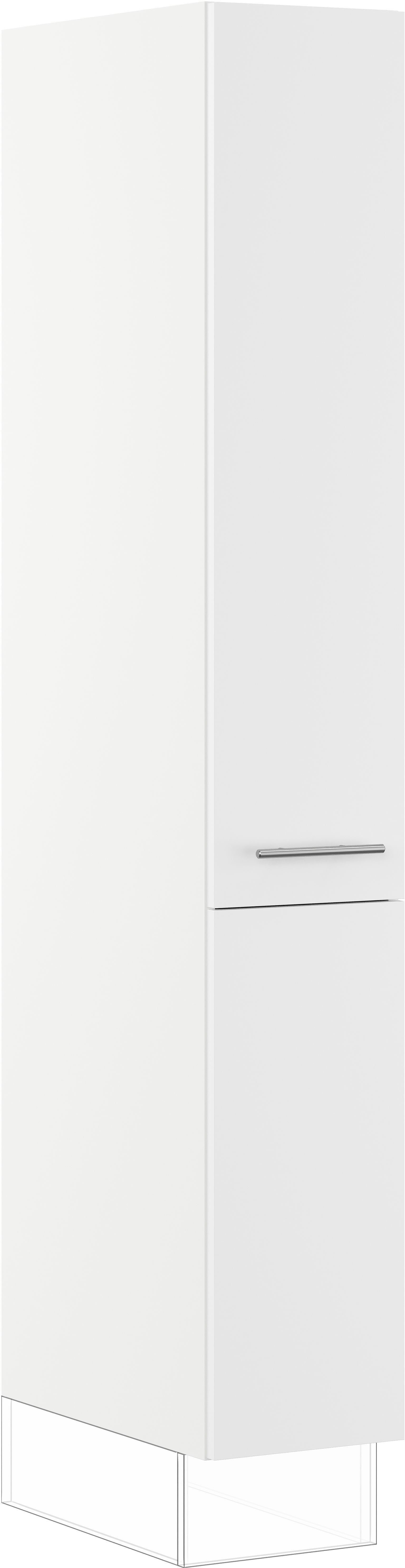 IMPULS KÜCHEN Apothekerschrank "Valencia", Breite/Höhe: 30/190,7 cm vormontiert, mit Auszug, mit Körben