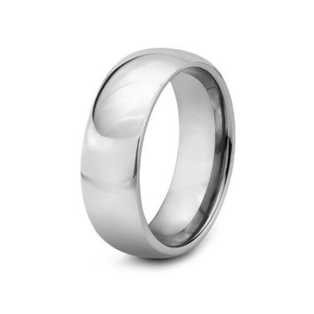 Kingka Partnerring "Tungsten Eternity" Klassischer Wolfram Partner Ring