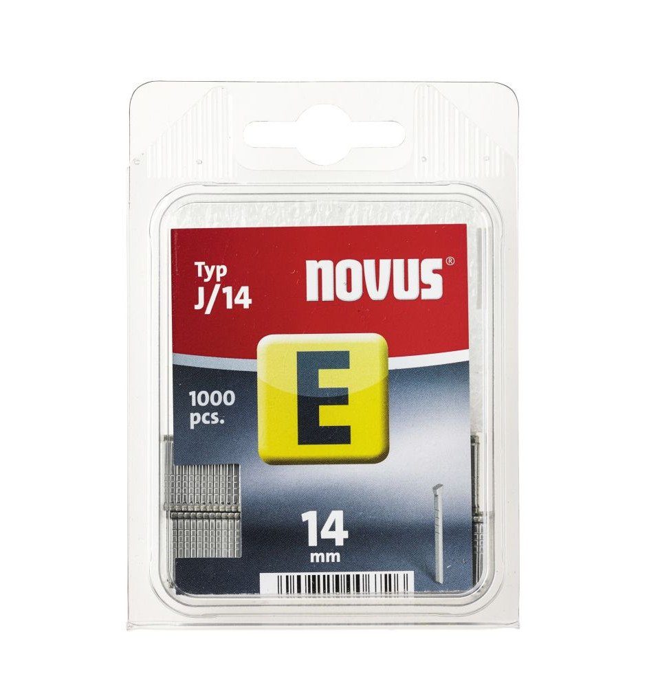 NOVUS Tackerklammer Novus Tackernägel Typ E J/14 1000 Stück