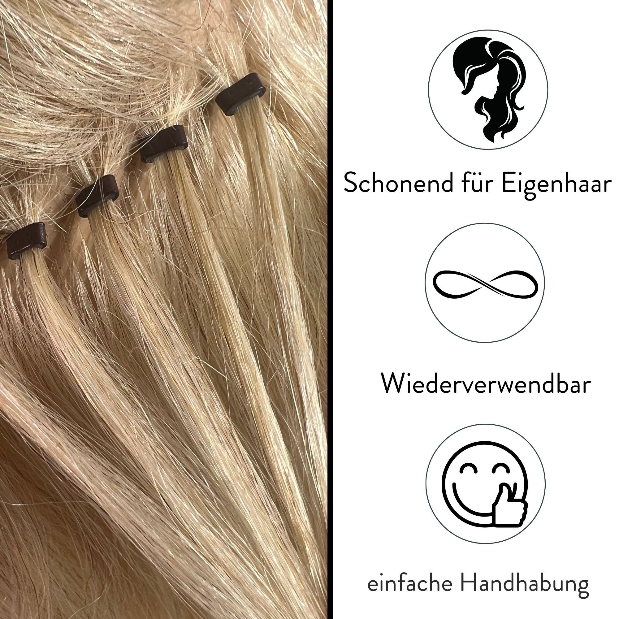 #5 Echthaar-Extension hair2heart 1g Microrings