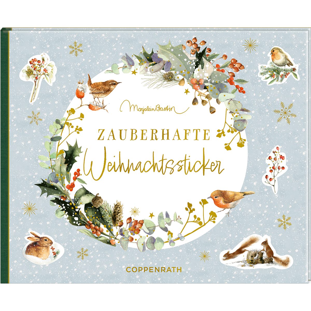 Schreibtischunterlage Stickerbuch – Zauberhafte Weihnachtssticker: Zum Dekorieren und Ver