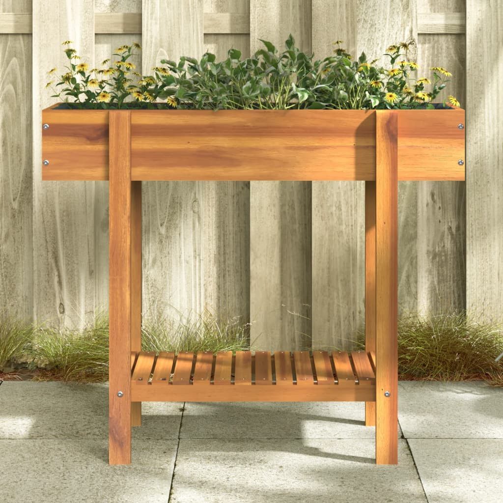 vidaXL Hochbeet Hochbeet 90x30x75 cm Massivholz