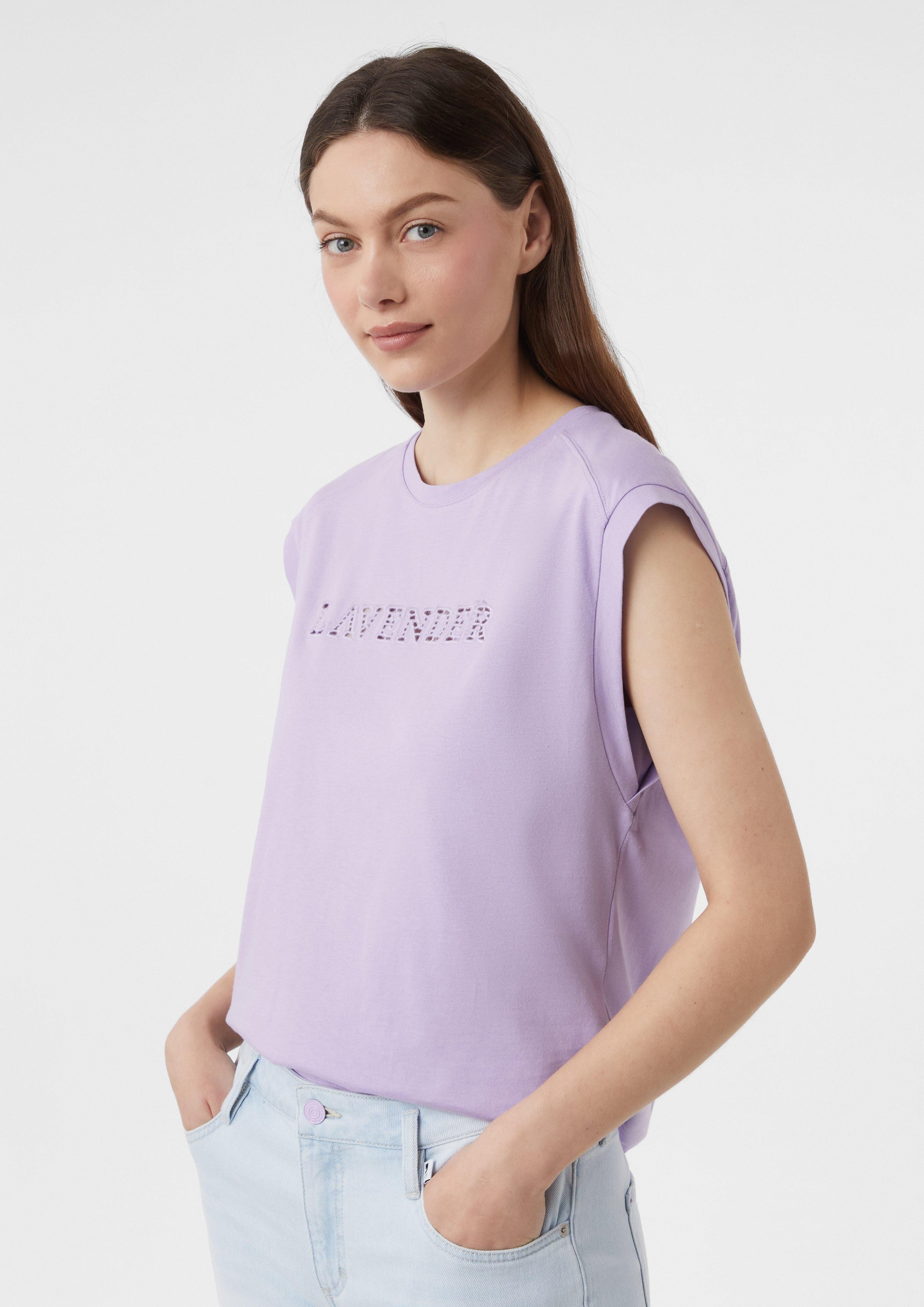 comma casual identity Kurzarmshirt T-Shirt im günstig online kaufen