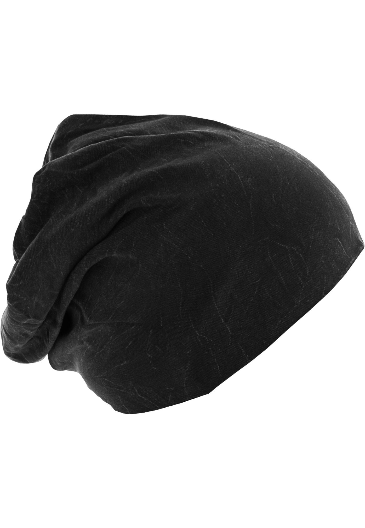 MSTRDS Beanie Beanie Stonewashed Accessoires (1-St) black Jersey