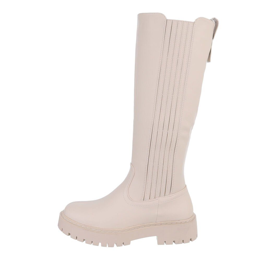 Ital-Design Damen Freizeit Plateaustiefel (84989609) Blockabsatz günstig online kaufen
