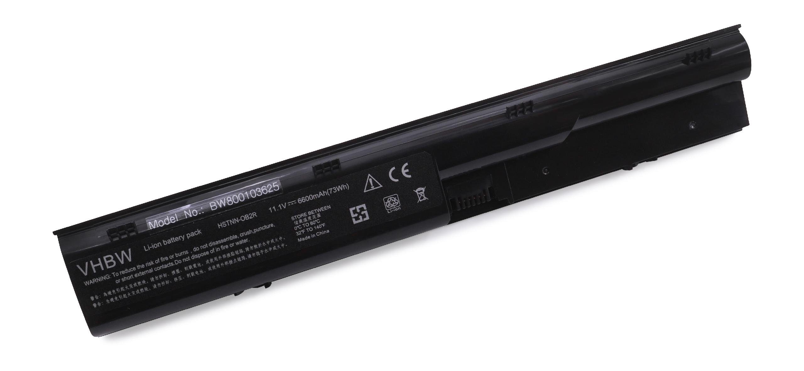 vhbw Ersatz für HP QK646AA, QK646U für Laptop-Akku Li-Ion 6600 mAh (11,1 V)