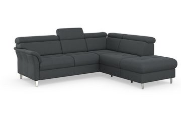 sit&more Ecksofa Marano L-Form, inklusive Kopfteilverstellung, wahlweise mit Bettfunktion, Bettkasten