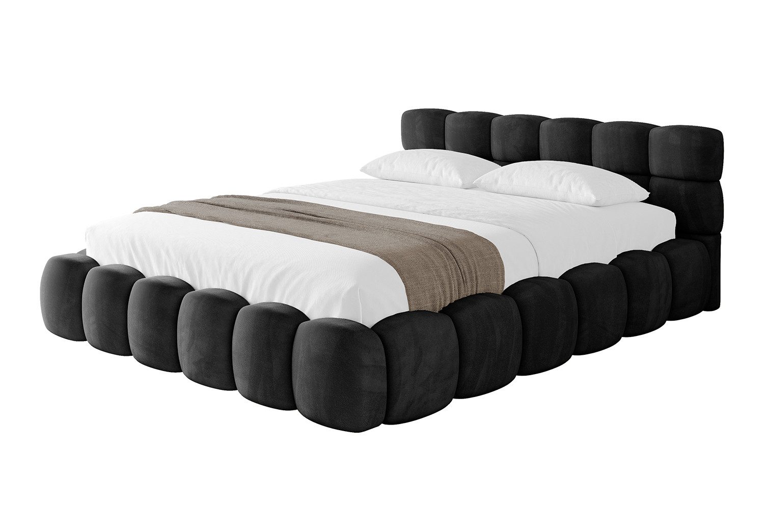 ALTDECOR Polsterbett LEYA-v1 (Polsterbett mit Bettkasten und Lattenrost, Bo günstig online kaufen