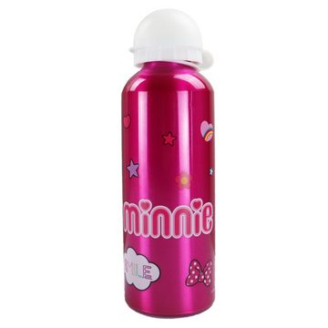 Disney Trinkflasche Disney Minnie Maus Aluminium Wasserflasche, Flasche 500 ml