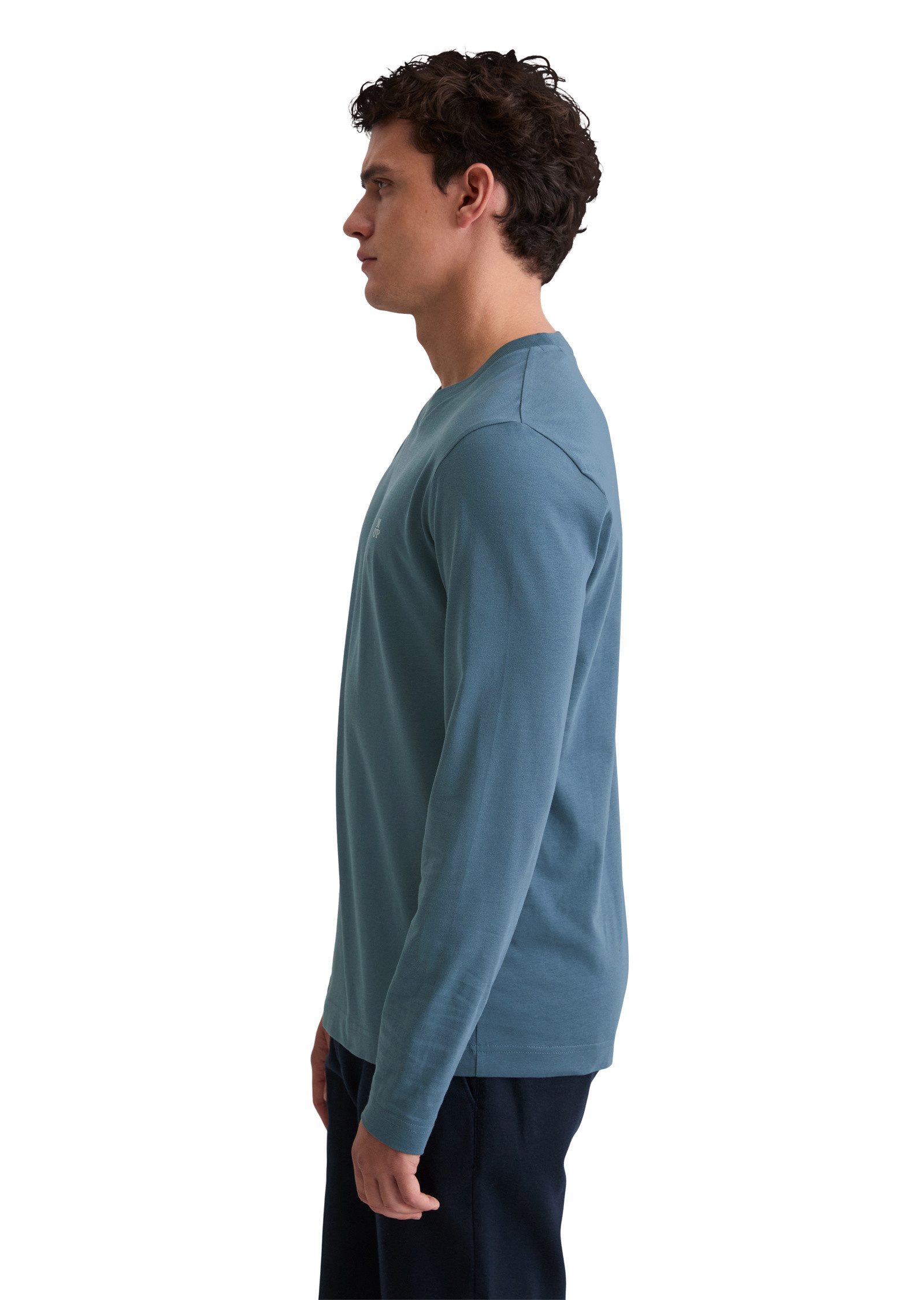 Marc O'Polo Langarmshirt aus reiner Bio-Baumwolle günstig online kaufen