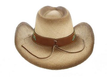 Dallas Hats Cowboyhut DOLLY Beige Damen Westernhut mit Pinch Front