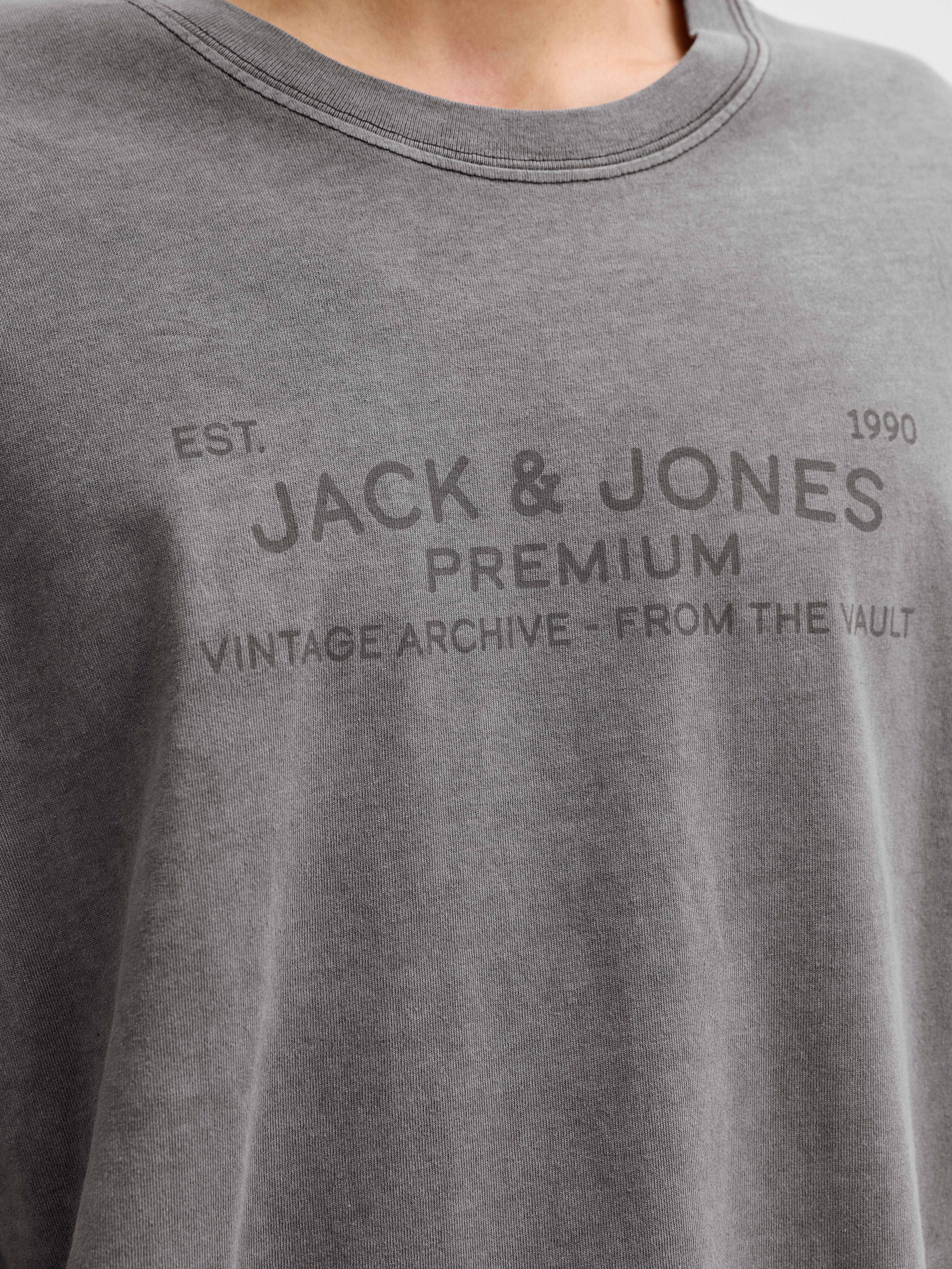 Jack & Jones T-Shirt JPRBLUAIDEN SS TEE Baumwolle, regular fit – Bild 4 von 5