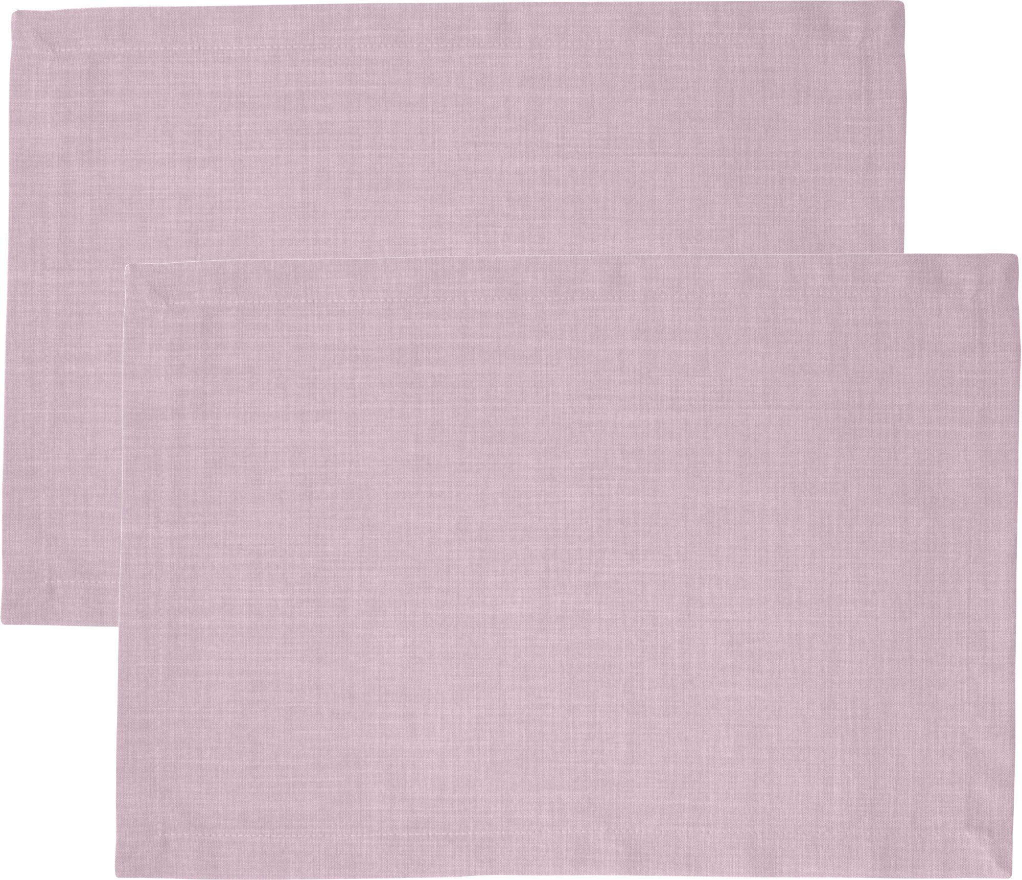 sander table + home Platzset Tischset "Loft" 2er-Pack, fleckabweisend Uni