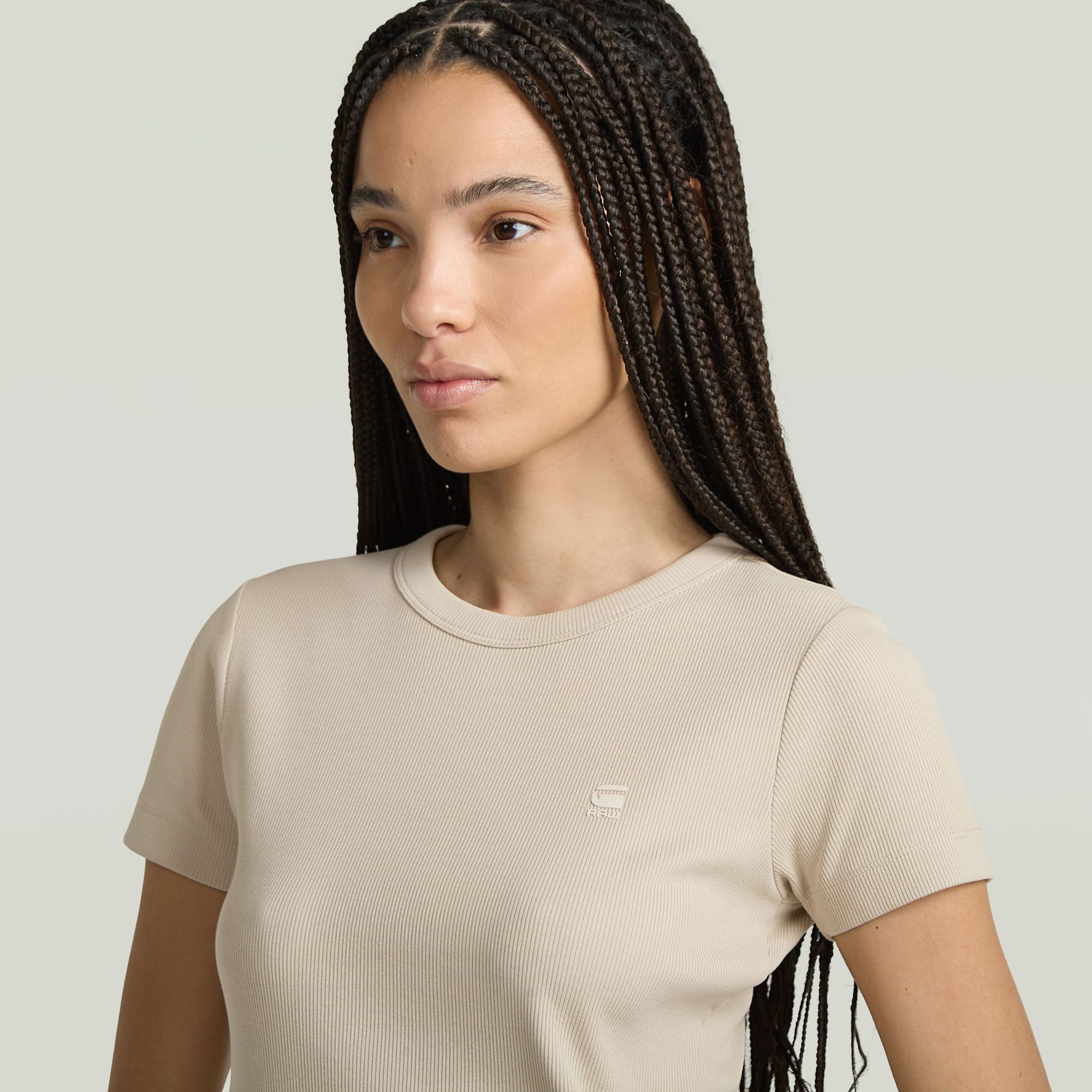 G-STAR T-Shirt Rib Cap Sleeve aus günstig online kaufen