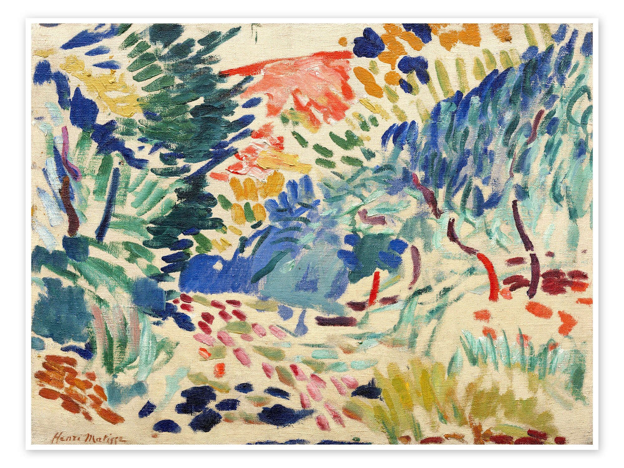 Posterlounge Poster Henri Matisse, Landschaft bei günstig online kaufen