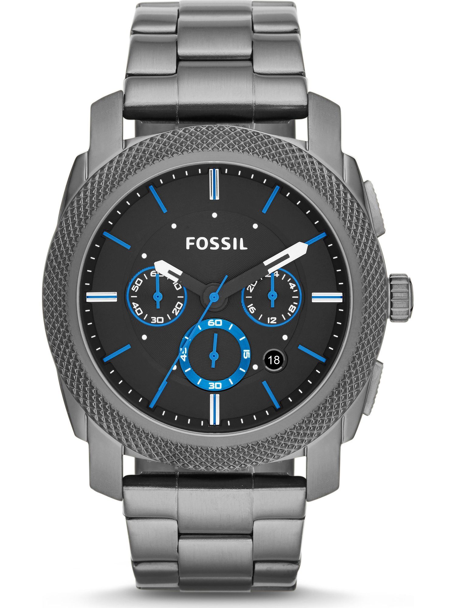 Chronograph Fossil Herren-Uhren Analog Quarz
