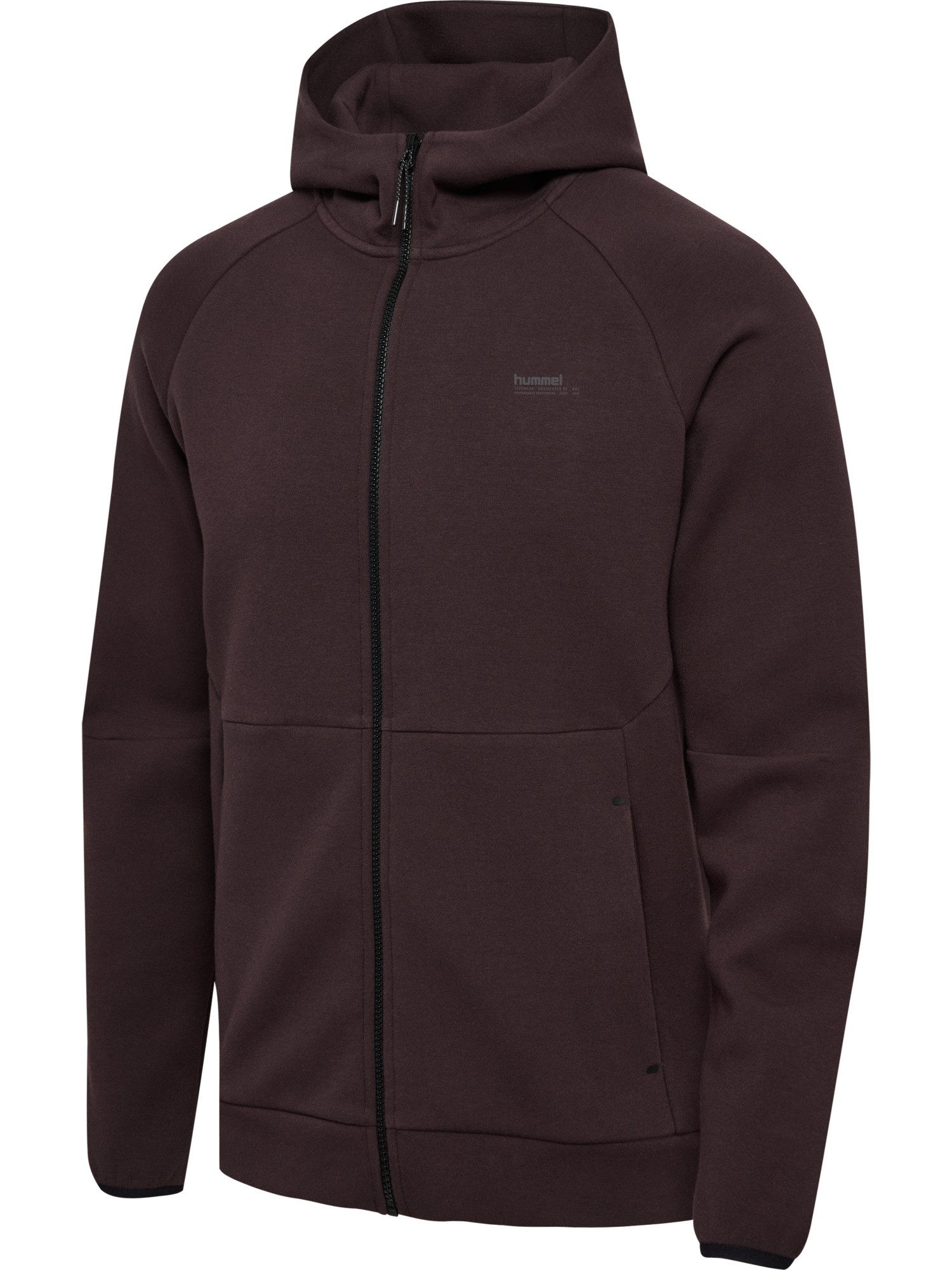 hummel Kapuzensweatjacke HMLTECH FLEECE REGULAR ZIP HOODIE mit Kapuze, mit Reißverschluss, mit Reißverschlusstaschen