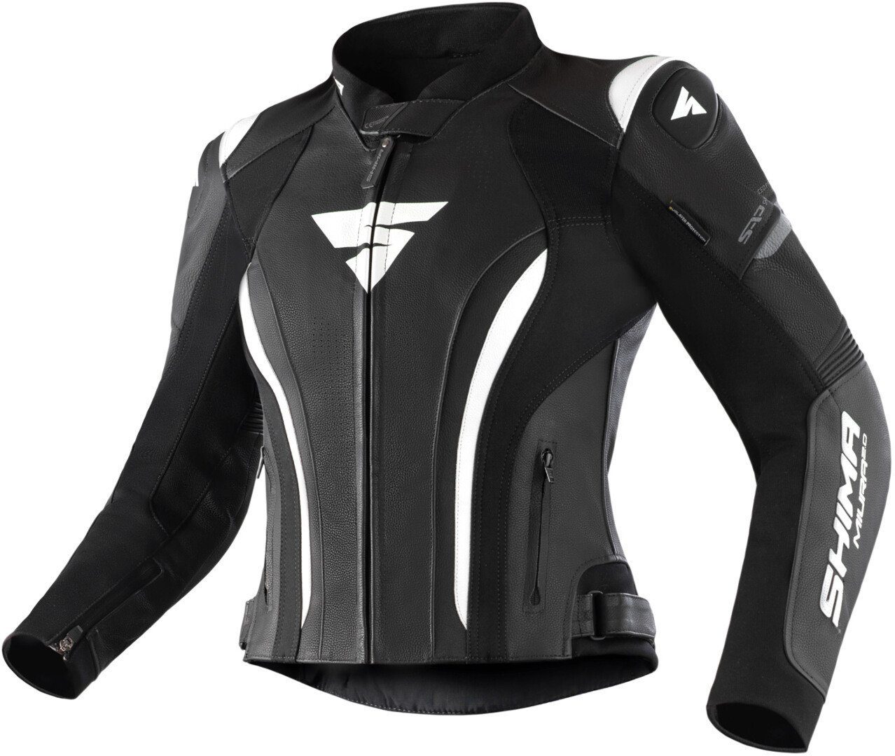 SHIMA Motorradjacke Miura 2.0 Damen Motorrad Lederjacke Rückenprotektor enthalten,perforiert