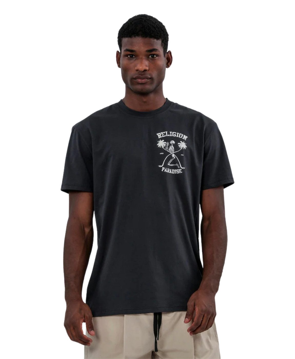 Religion T-Shirt RELIGION Clothing Herren T-Shirt PRAYING PARADISE-Schwarz-XL