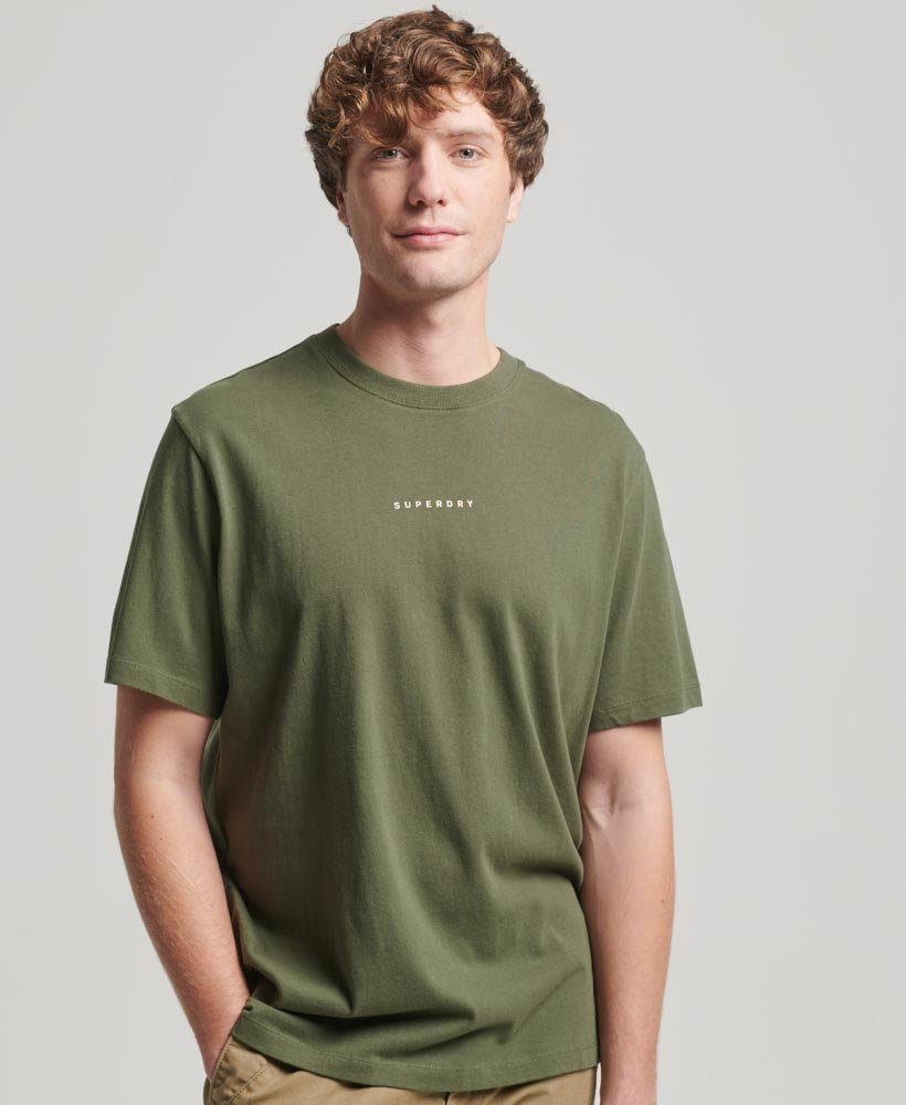 Superdry T-Shirt CODE SURPLUS LOGO TEE Dark Moss Green