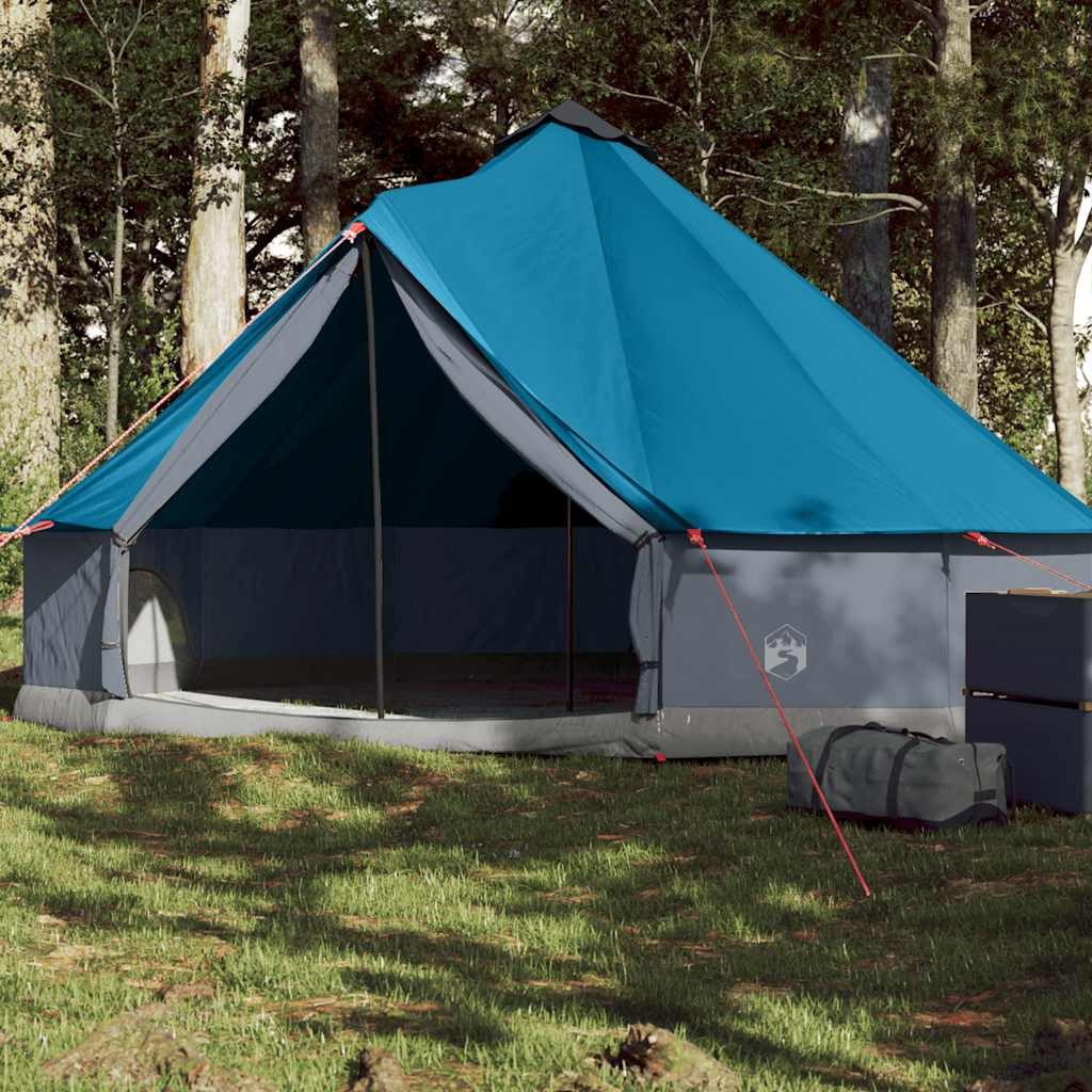 furnicato Faltzelt Familienzelt Tipi 305 x 305 x 200 cm Blau, (1 tlg)