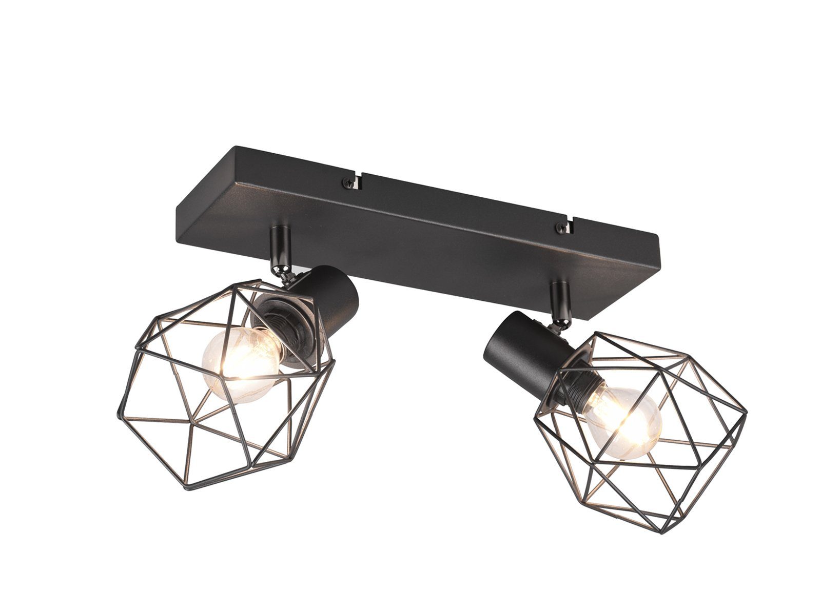 meineWunschleuchte Deckenspots, ohne Leuchtmittel, Decken-lampe Industrie-D günstig online kaufen