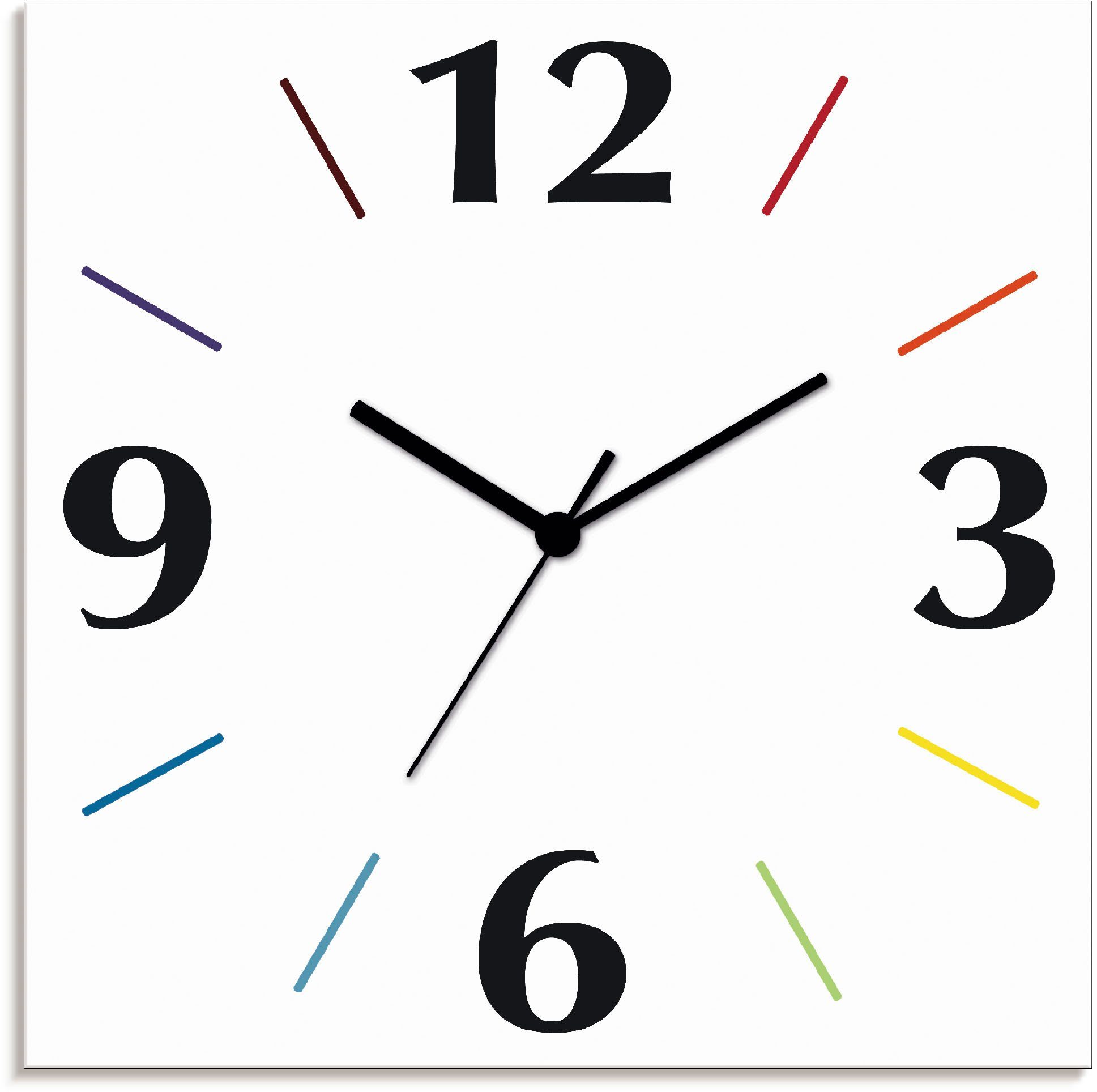 Artland Wanduhr Uni Trendfarben (wahlweise mit günstig online kaufen