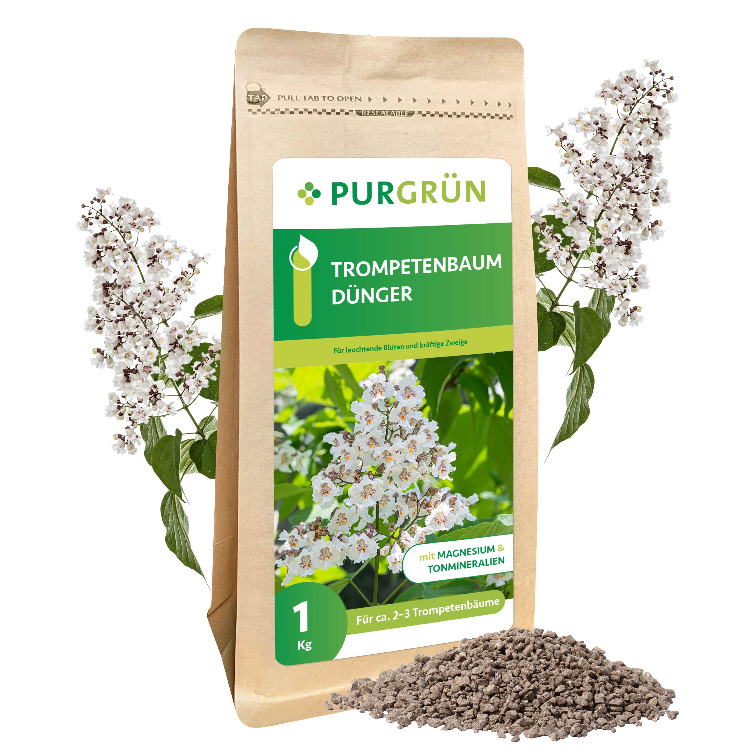 Purgrün Gartendünger Purgrün Trompetenbaum Dünger, NPK günstig online kaufen