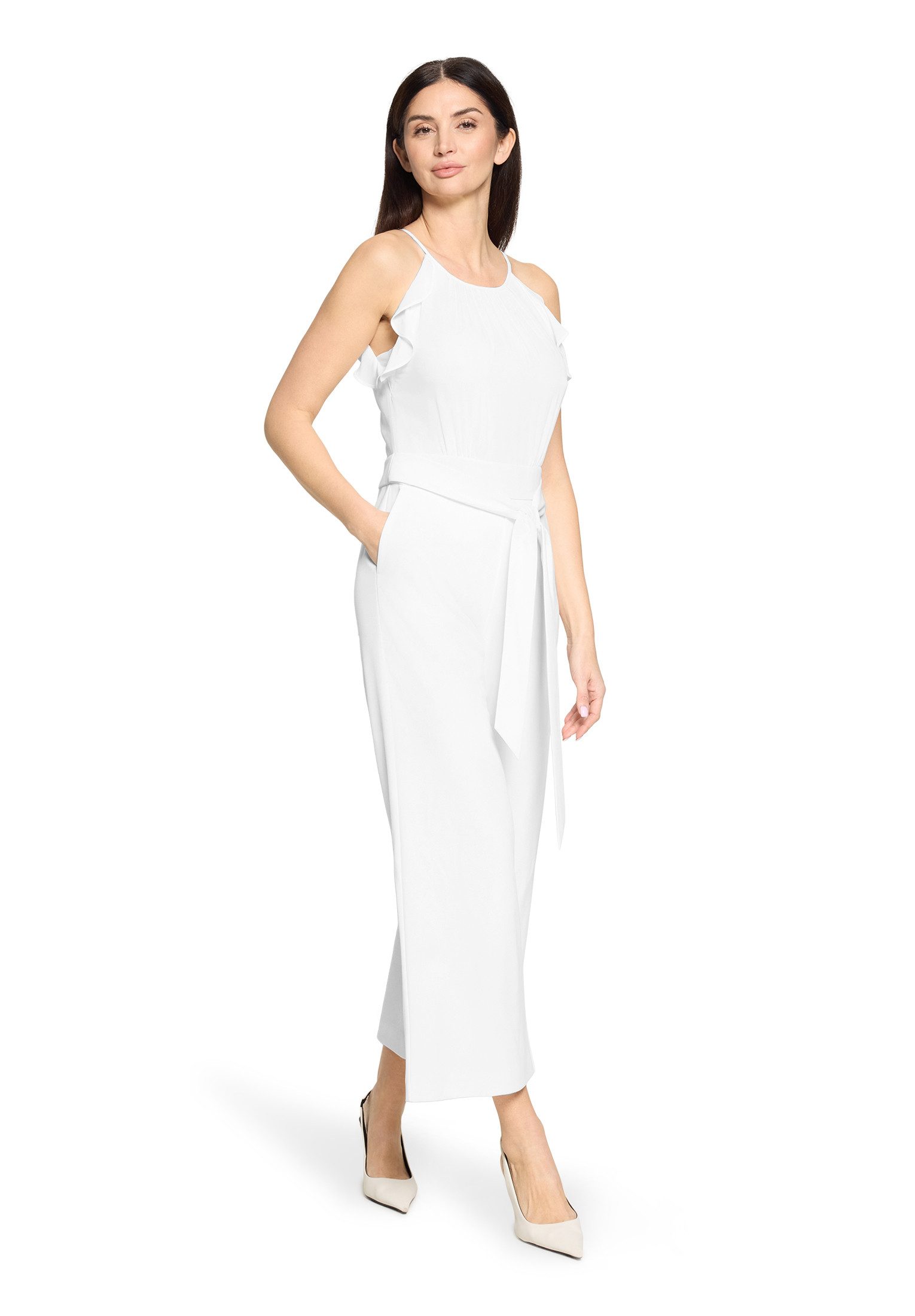 Vera Mont Overall Damen mit Volant (1-tlg) Bindeband