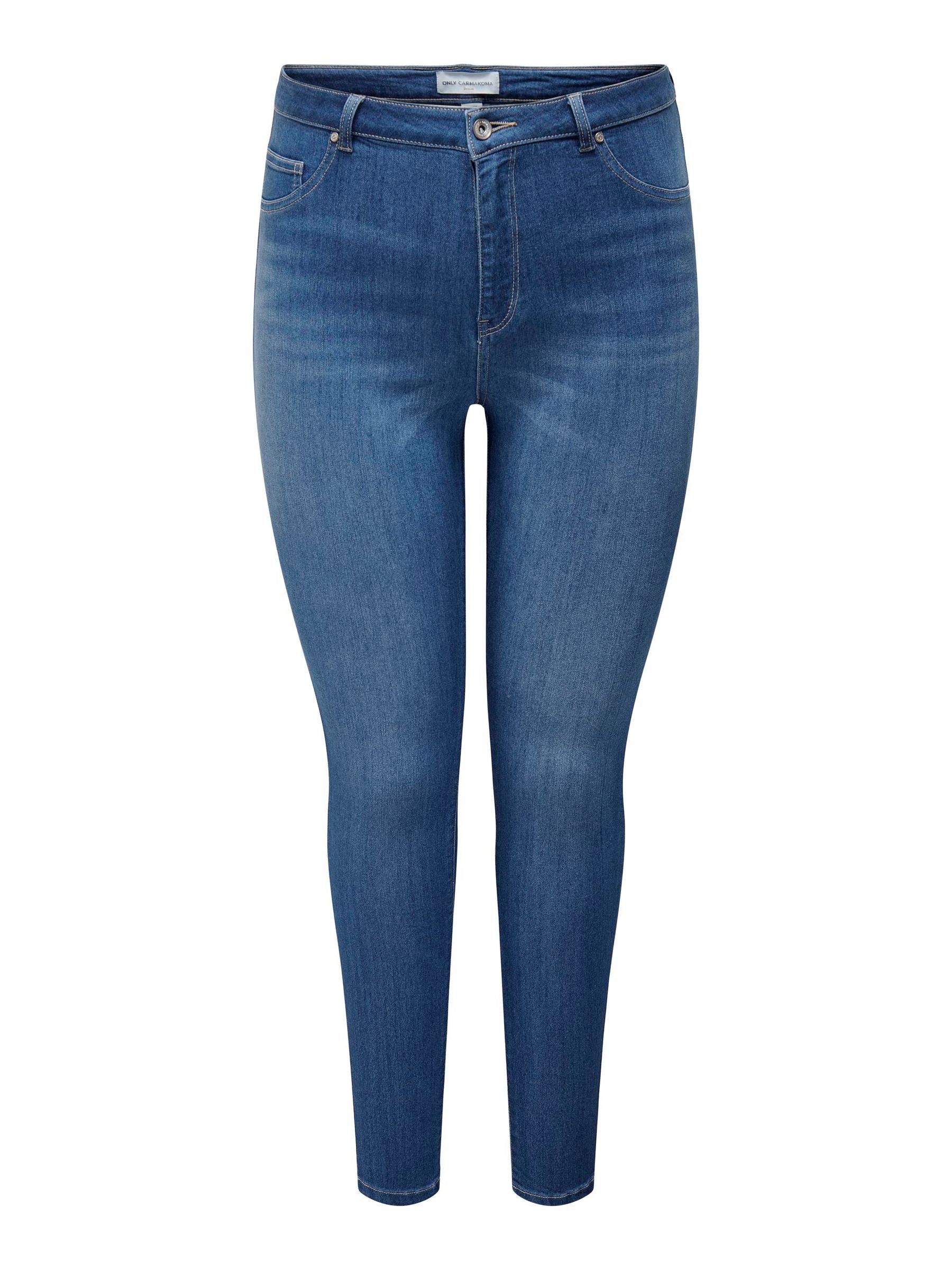 ONLY CARMAKOMA Skinny-fit-Jeans Skinny Jeans Plus Size Denim Pants Übergröße Curvy CARSTORM CARSTORM LIFE HW SK P UP DNM BJ564 NOOS
