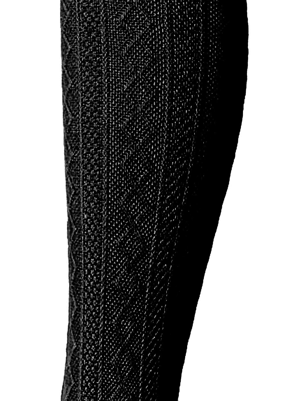 Lycille Overknees elegante Knie- Overknees- Strümpfe aus Acrylgarn 37/41 mit Muster (1 Paar) aus Acrylgarn, Bündchen max. 48 cm Umfang, Gesamtlänge 50 cm ungedehnt