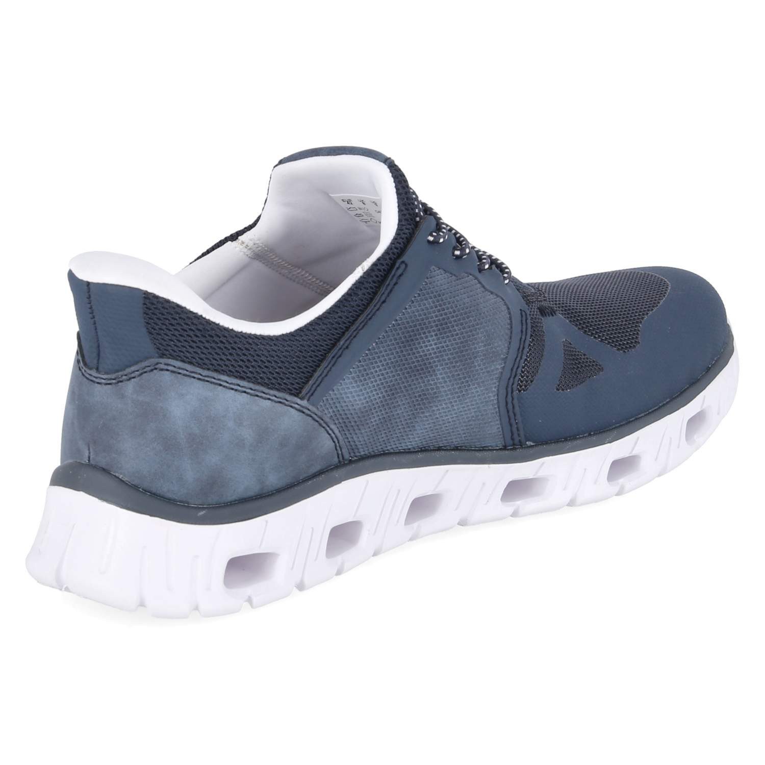Rieker Rieker Slip On Sneaker 04355-14 Herren Textil & Synthetik blue Schnürschuh – Bild 4 von 5