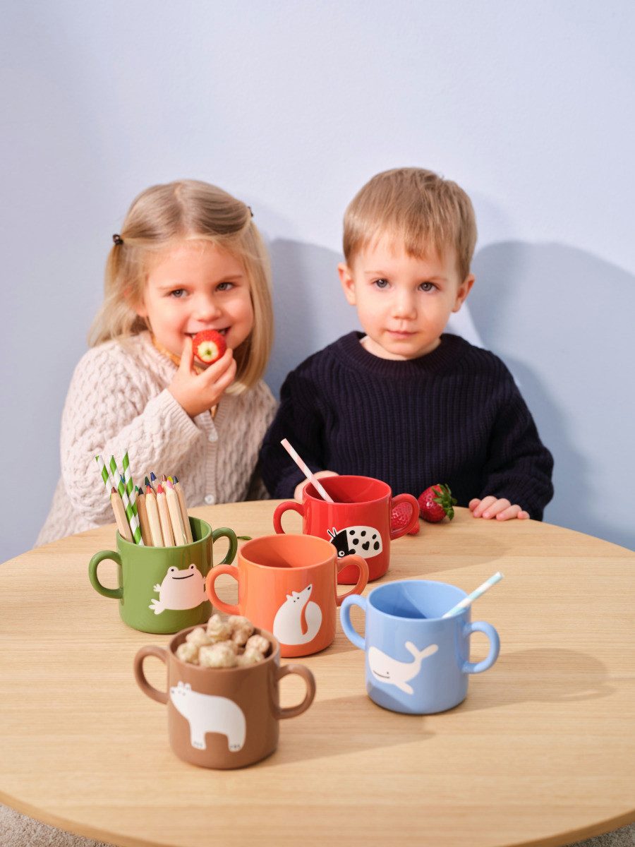 ASA SELECTION Becher Buddies Henkelbecher Frosch 0,25l, New Bone China – Bild 4 von 5