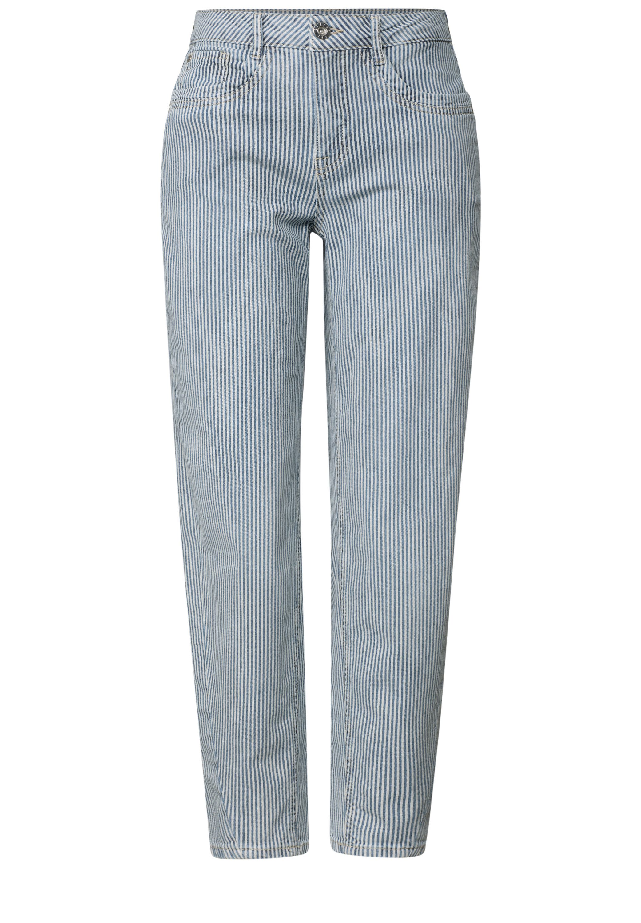 STREET ONE Comfort-fit-Jeans im Streifendesign – Bild 5 von 5